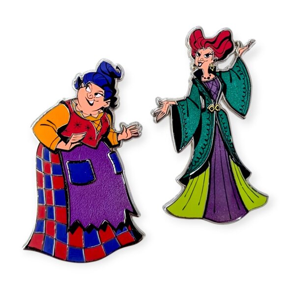 Hocus Pocus Disney Pins: Winifred and Mary Sanderson - Picture 1 of 2